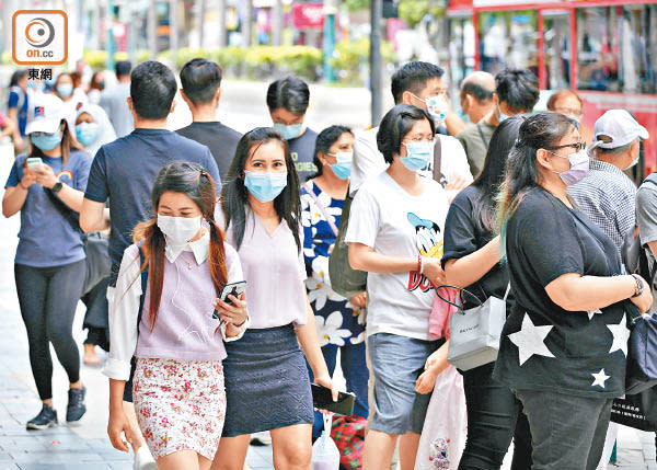 本港昨日再度出現本地零確診感染。（袁志豪攝）