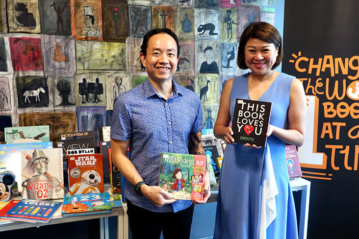 Andrew Yap and Jacqueline Ng, the co-founders of BookXcess book stores and Big Bad Wolf Books