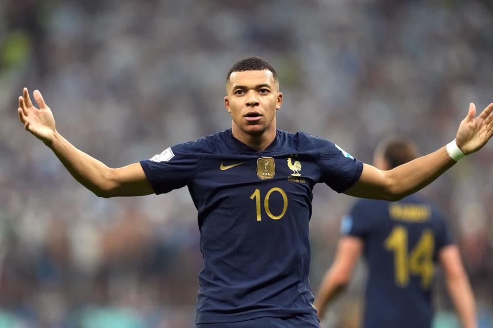 Kylian Mbappe scored twice to get France’s Euro 2024 qualifying campaign off to a perfect start against the Netherlands (Martin Rickett/PA) (PA Wire)