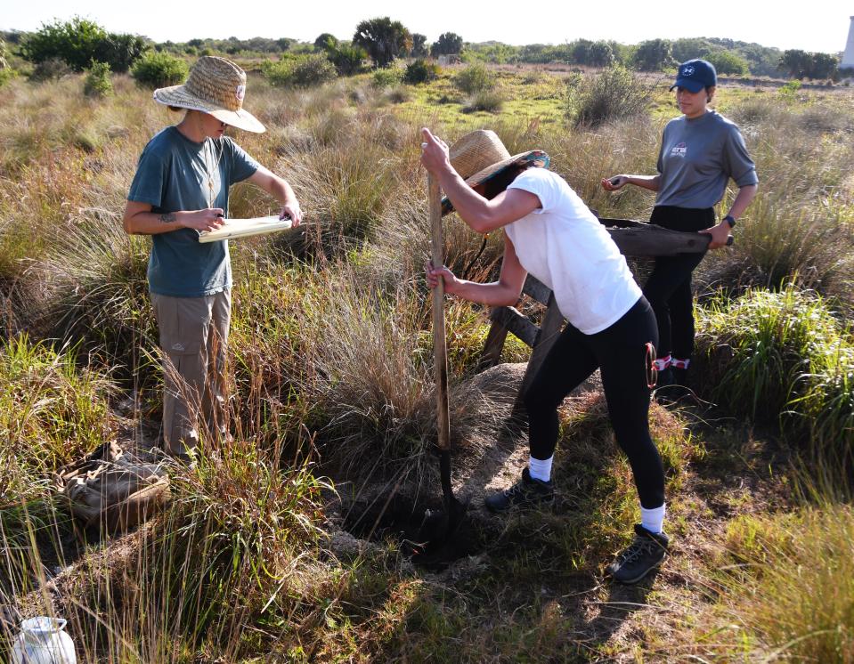 University of Central Florida archaeological students and faculty advisors are searching Cape Canaveral Space Force Station for the remains of the Bumper blockhouse site.