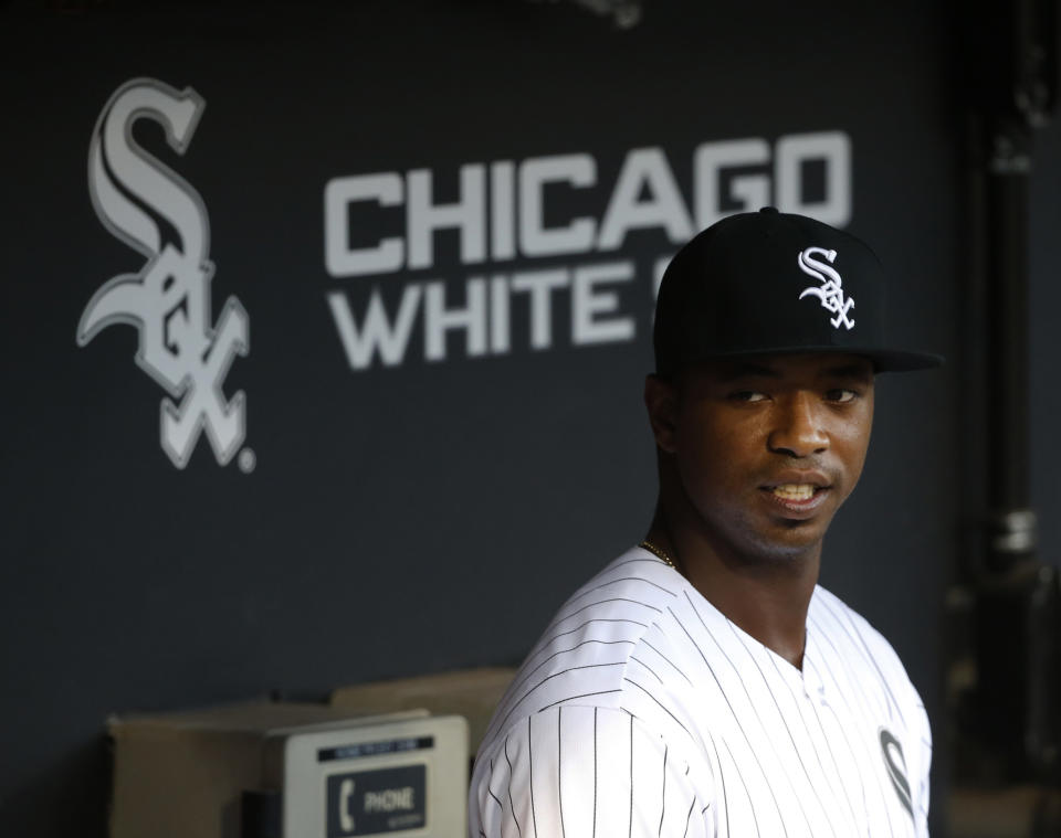 Phenom Eloy Jimenez is coming, it's just a matter of when the Chicago White Sox call him up in 2019. (AP Photo/Charles Rex Arbogast)