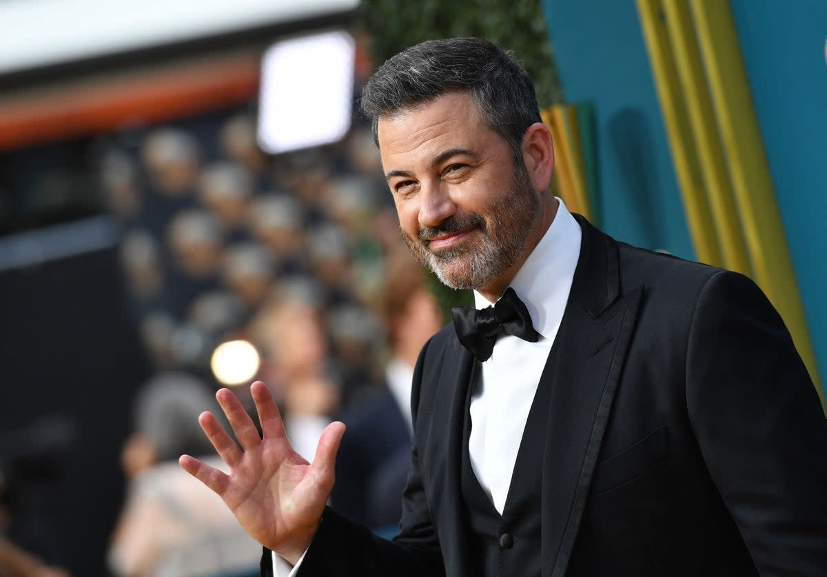 Jimmy Kimmel will host the 2023 Oscars  (AFP via Getty Images)
