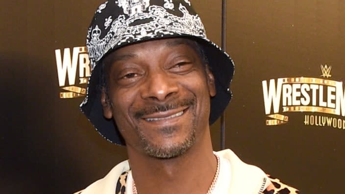 Snoop Dogg attends the WrestleMania launch party at SoFi Stadium on Aug. 11 in Inglewood. He is moving into a new line of business with a breakfast cereal called Snoop Loopz. (Photo: Gregg DeGuire/Getty Images)