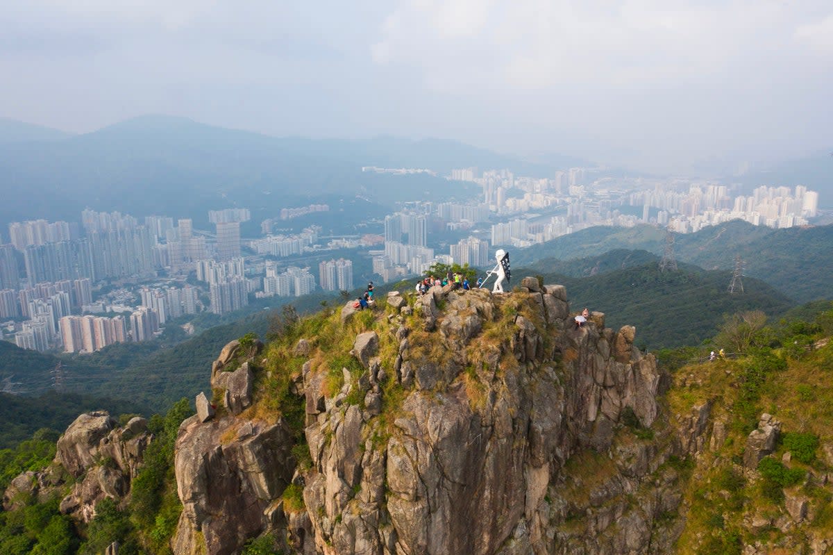 Lion Rock is one of Hong Kong's most famous mountains (AFP via Getty)
