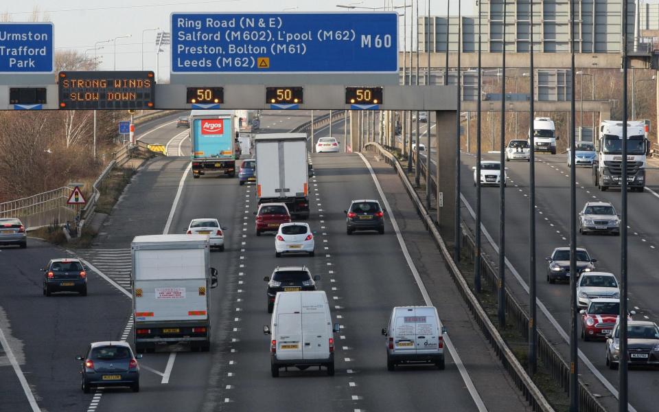 The development is the latest step in upgrading Britain’s major roads into “smart” motorways - PA