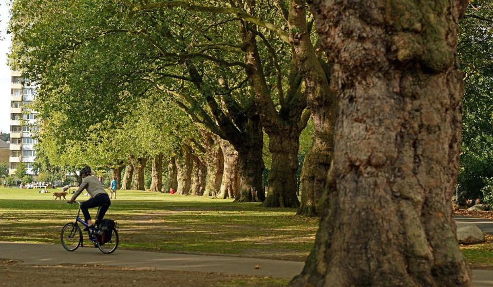 Open spaces: London Fields is the area’s green lung, and has the added bonus of a heated lido. St John’s Church gardens offer a green oasis in the heart of Hackney and Victoria Park is nearby too. (Daniel Lynch)