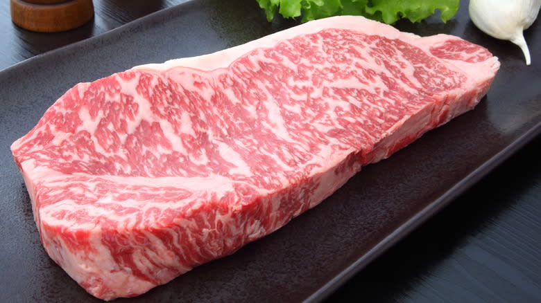 Kobe beef slab