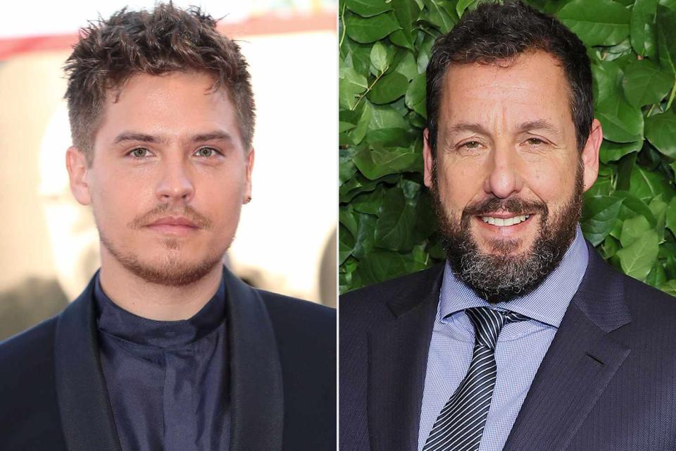 Elisabetta A. Villa/Getty, Mike Coppola/Getty  Dylan Sprouse and Adam Sandler