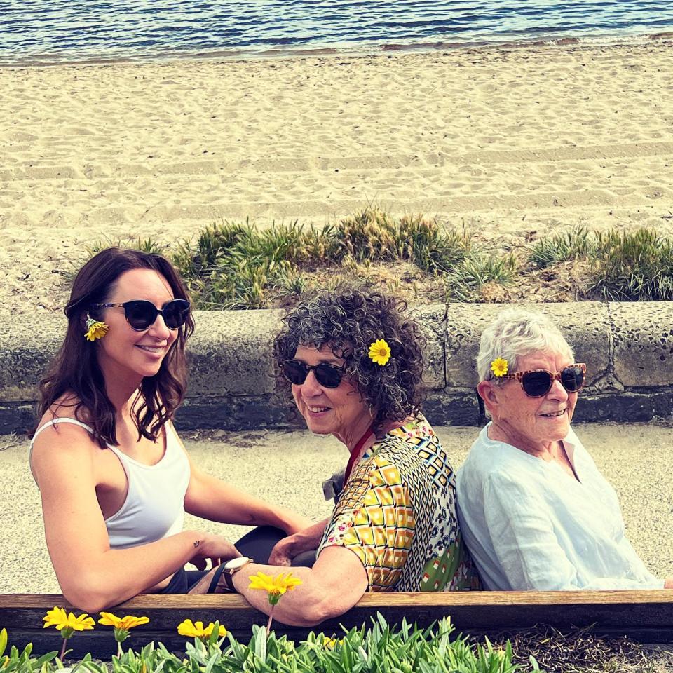 Isabelle with her mum Kerry and grandmother Emmie. Photo: Instagram/Isabelle Silbery
