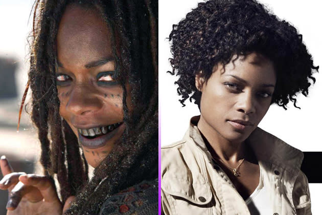 Naomie Harris in "Fluch der Karibik" (l.) und als sexy Bond-Girl (r.). (Bilder: ddp)