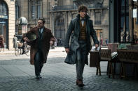 <p>When we last saw Jacob Kowalski (Dan Fogel), he was baking away, blissfully unaware of his role in the capture of Grindelwald. But with Grindelwald free and his friends in peril, Jacob has been pressed back into service by Newt.<br> (Photo: Jaap Buitendijk/Warner Bros.) </p>