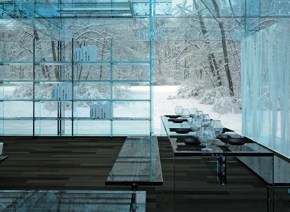 Glass House: la case transparente in armonia con la natura