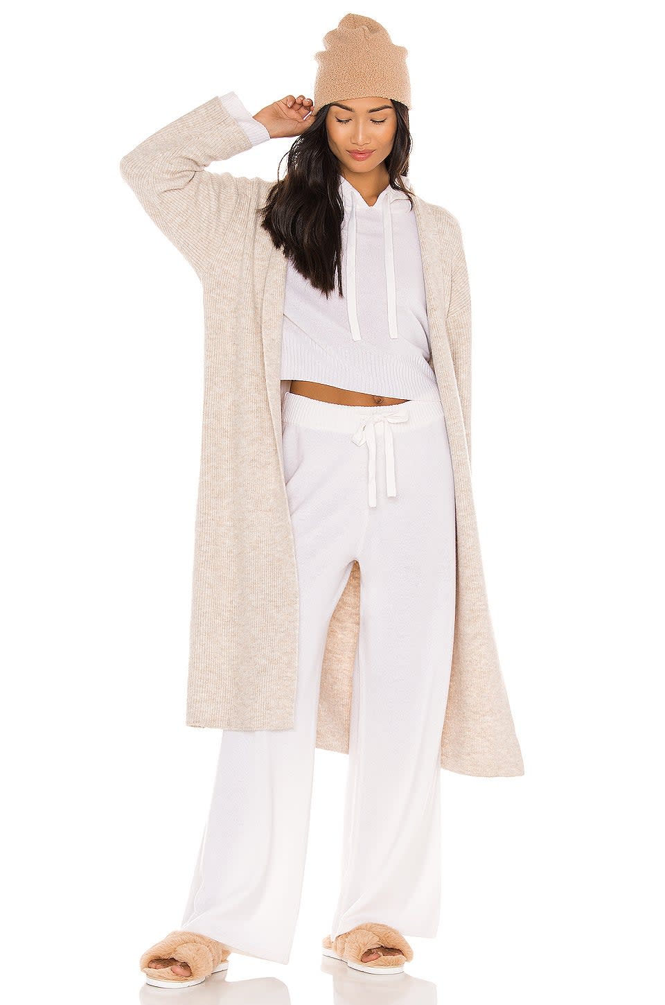 <h2>Bella Dahl Wide Leg Cashmere Pant</h2><br>If you’re looking to swoosh fabulously around your living quarters swaddled in cashmere, this snow-white, ultra-wide-legged pair of sweatpants might be just the ticket.<br><br><strong>Bella Dahl</strong> Easy Wide Leg Pant, $, available at <a href="https://go.skimresources.com/?id=30283X879131&url=https%3A%2F%2Fwww.revolve.com%2Fbella-dahl-easy-wide-leg-pant-in-pearl-white%2Fdp%2FBLD-WP90%2F%3Fd%3DWomens%26page%3D1%26product%3DBLD-WP90%26bneEl%3Dfalse%26" rel="nofollow noopener" target="_blank" data-ylk="slk:Revolve" class="link ">Revolve</a>