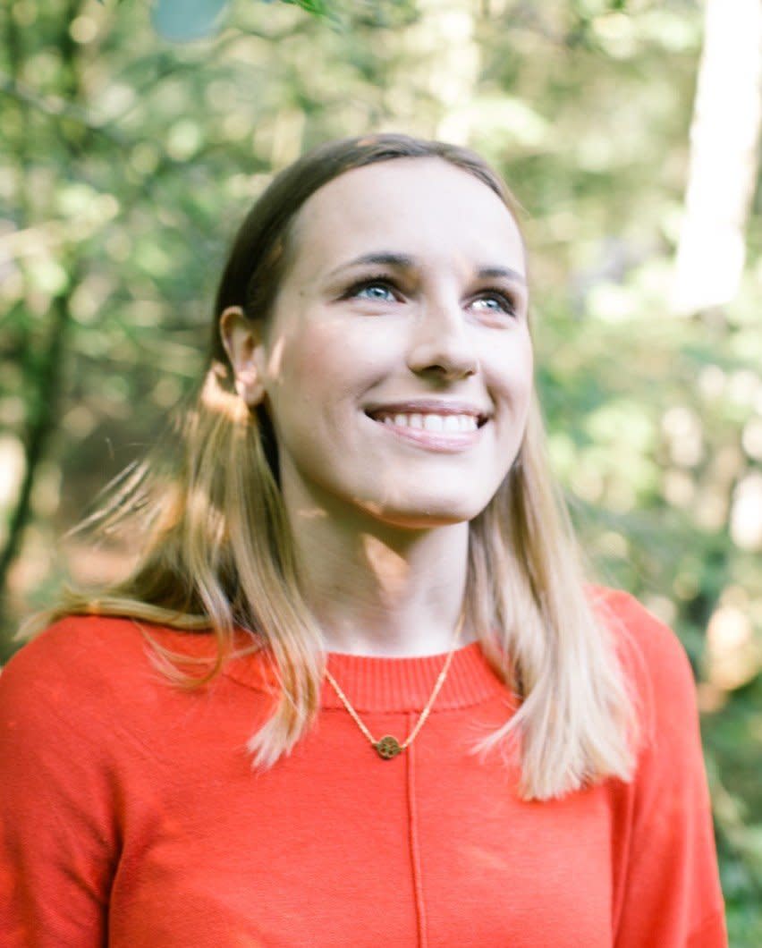 The author photographed in the woods in the Netherlands during the retreat. (Photo: <a href="http://hanawolf.photography/" target="_blank">Courtesy of Hana Wolf</a>)