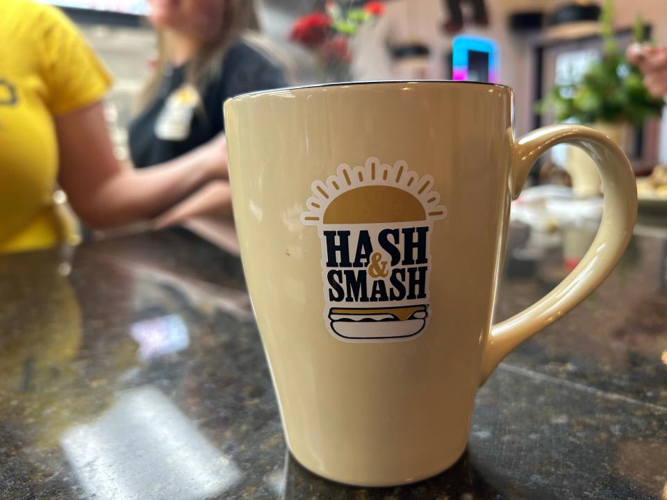 Hash N Smash is ready to pour your morning coffee.