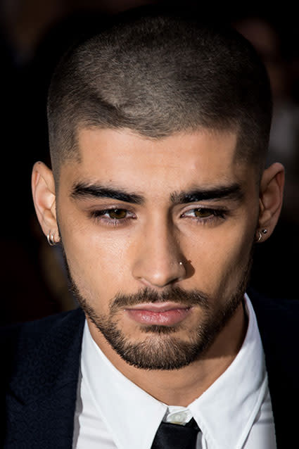 Zayn Malik Debuts Shaved Head at First Red Carpet Appearance Since ...