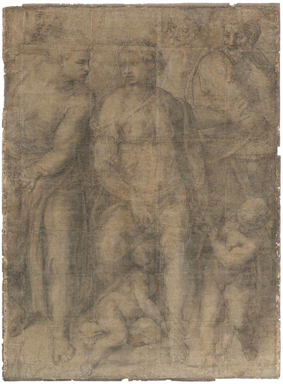 Michelangelo Buonarro (1475 – 1564), Epifania (© The Trustees of the British Museum)