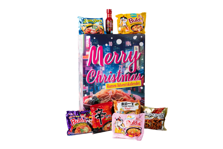 Ramen-Adventskalender zum nachweihnachtlichen Ausschlachten - zum unschlagbaren Preis (Bild: Amazon)