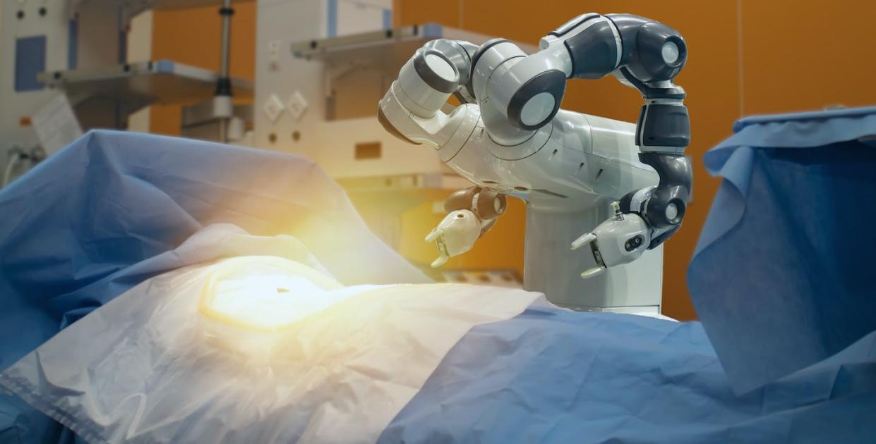 Are you ready for this? <a href="https://www.shutterstock.com/image-photo/smart-medical-technology-conceptadvanced-robotic-surgery-1226695306" rel="nofollow noopener" target="_blank" data-ylk="slk:MONOPOLY919/Shutterstock.com;elm:context_link;itc:0;sec:content-canvas" class="link ">MONOPOLY919/Shutterstock.com</a>