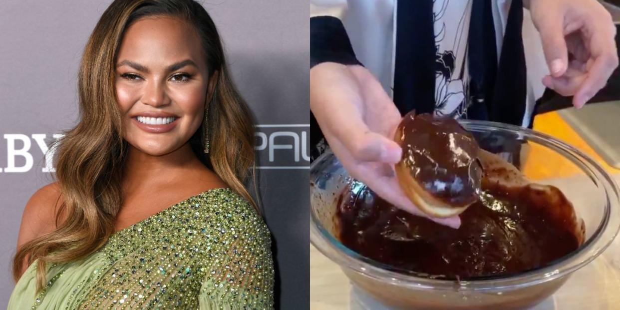 Photo credit: Frazer Harrison/Twitter/Chrissy Teigen - Getty Images