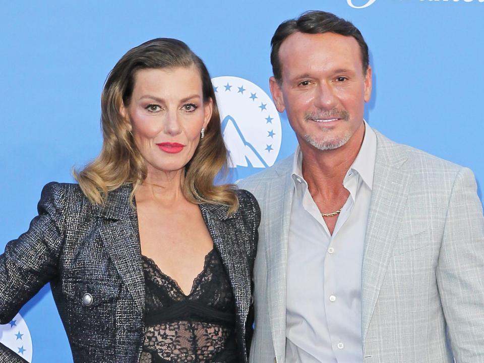 Faith Hill and Tim McGraw at Paramount+ launch