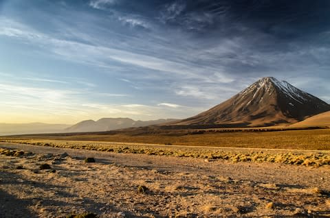 The snow-capped peaks of Chile - Credit: GETTY