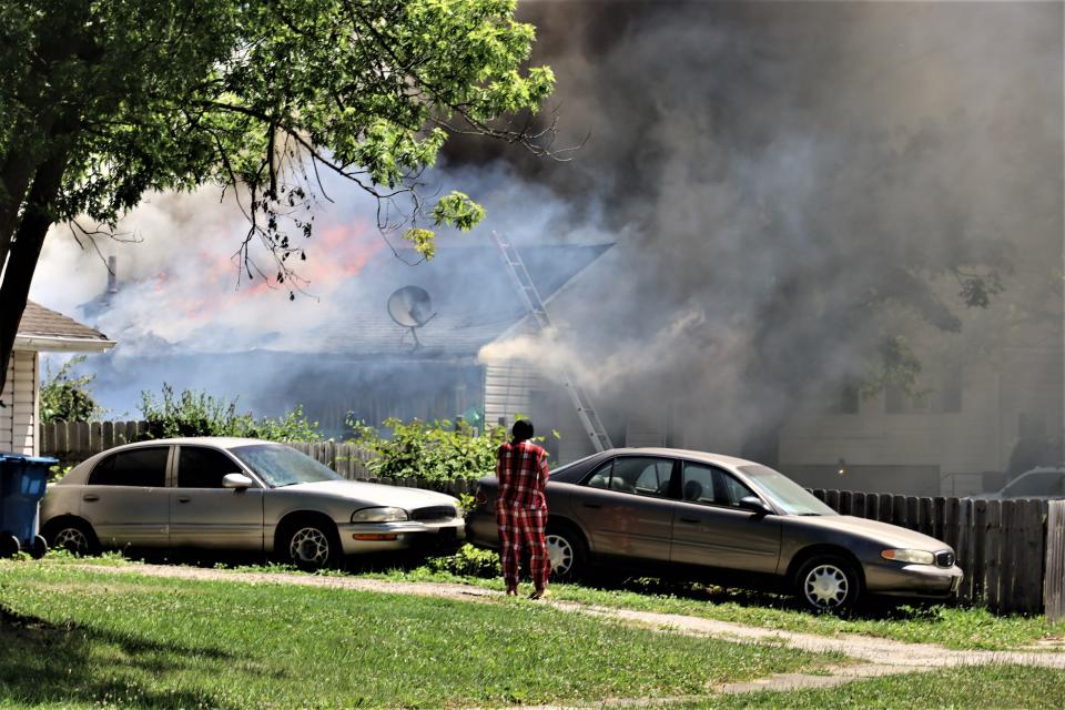 A 64-year-old man died after a fire Thursday morning, June 23, 2022, in the 3600 block of Wittfield Street on the city's northeast side.