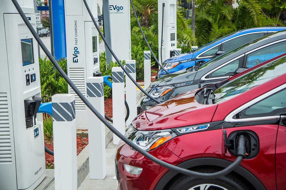 GM is partnering with EVgo, the largest public fast-charging network for electric vehicles, to triple the size of the U.S. public fast-charging network in the next five years.