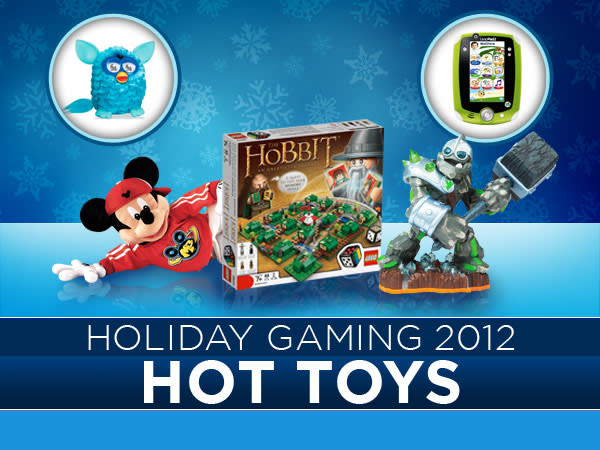 <b>Holiday Gaming 2012: 12 Hot Toys</b> <br><br>When the holiday season rolls around, three things are certain: too much turkey, Uncle Frank mouthing off about politics, and a torrent of hot, hot, in-demand toys. Here’s a rundown of the top dozen playthings and board games that’ll be selling out this year.