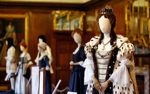 The costumes on display at Kensington Palace - Credit: REUTERS/Henry Nicholls/REUTERS/Henry Nicholls