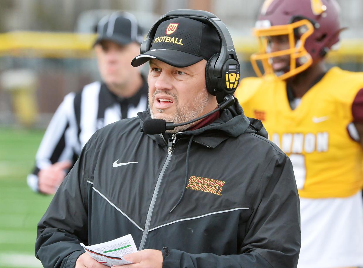 Gannon University football coach Erik Raeburn