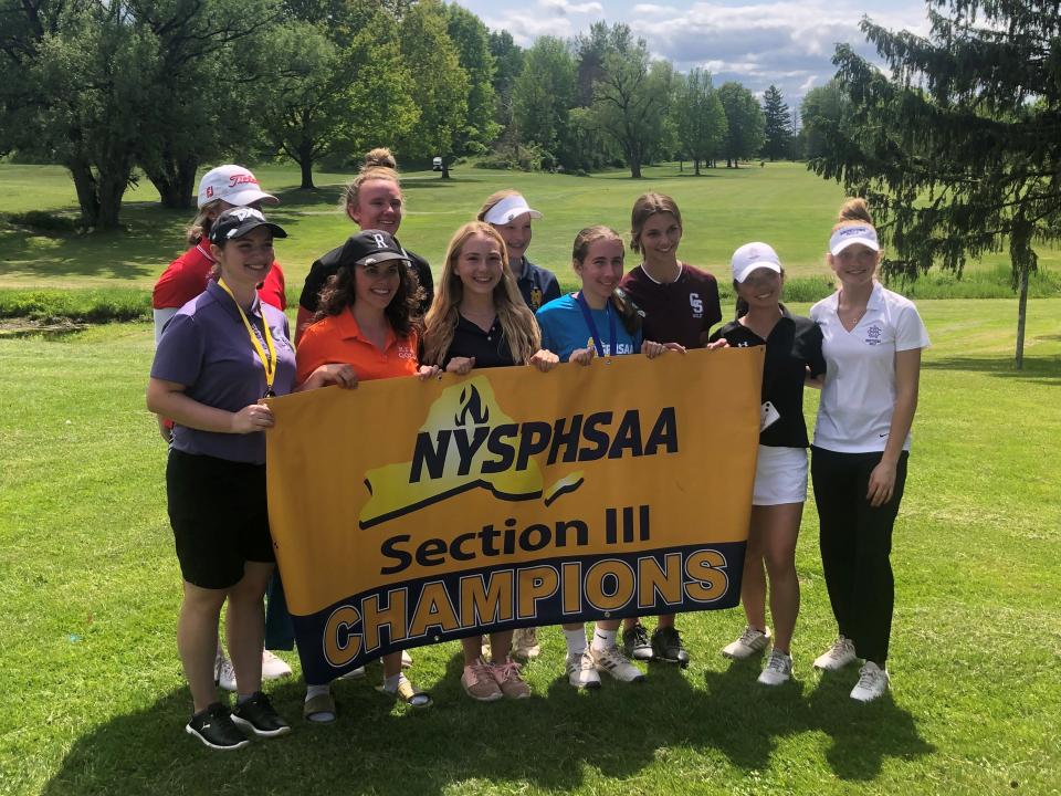 Section III girls golf state qualifiers.