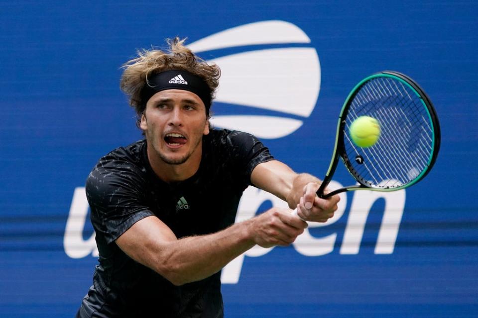 Alexander Zverev has reached his second successive US Open semi-final (Elise Amendola/AP) (AP)