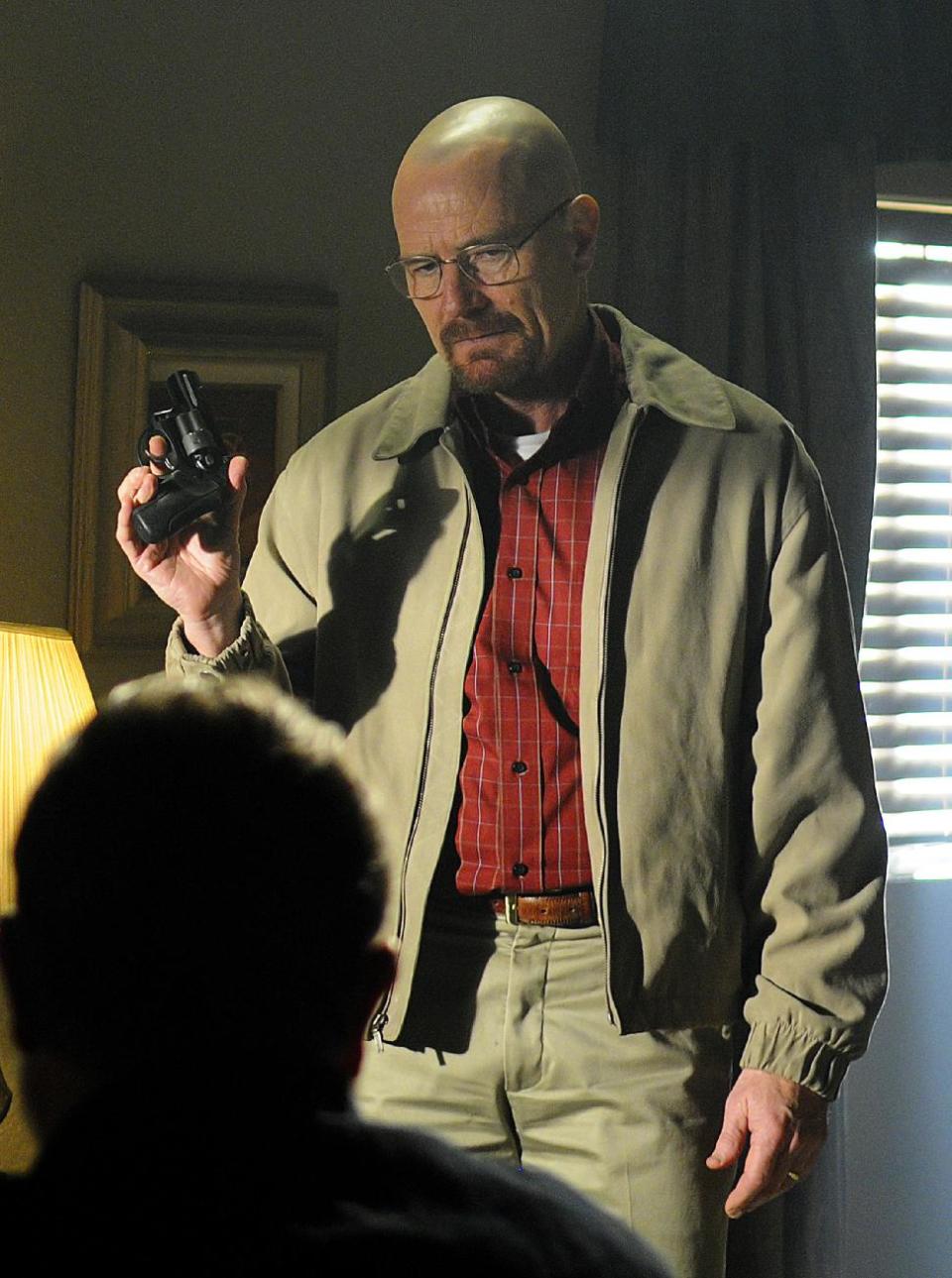 In this image released by AMC, Bryan Cranston portrays Walter White in a scene from "Breaking Bad." James Gandolfini's portrayal of Tony Soprano represented more than just a memorable TV character. He changed the medium, making fellow antiheroes like Walter White and Don Draper possible, and shifted the balance in quality drama away from broadcast television. (AP Photo/AMC, Ursula Coyote)