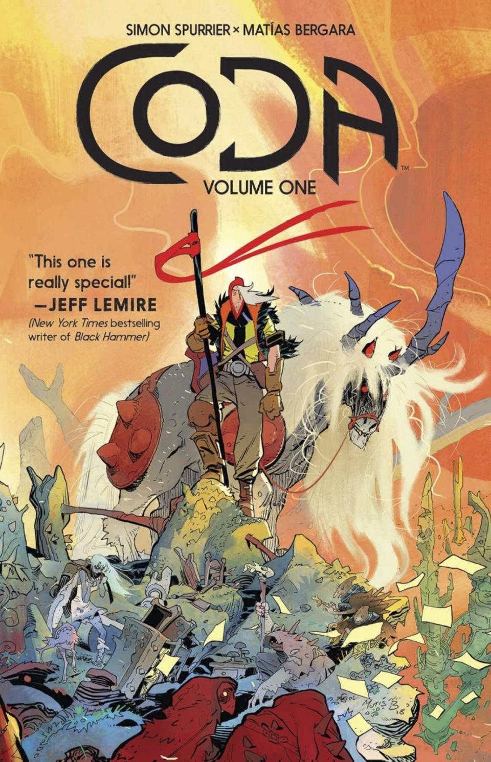 The cover of 'Coda' volume 1