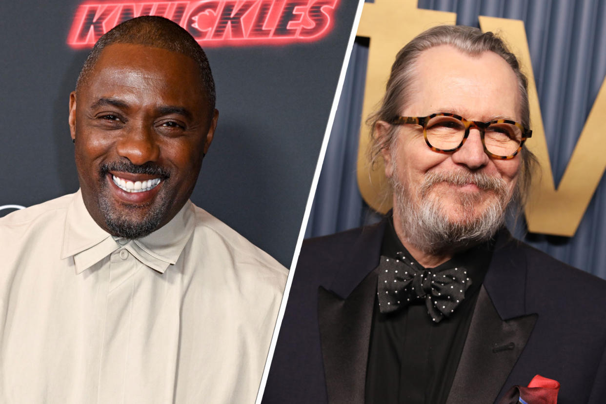 Idris Elba and Gary Oldman are among the highest grossing British actors of all time. (Getty)