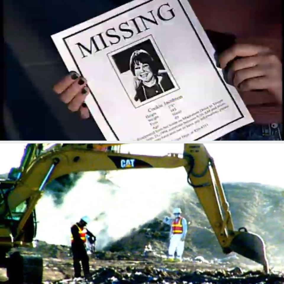 Cookie Jacobson's missing persons poster