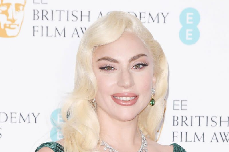 Lady Gaga attends the EE British Academy Film Awards in 2022. File Photo by Rune Hellestad/UPI