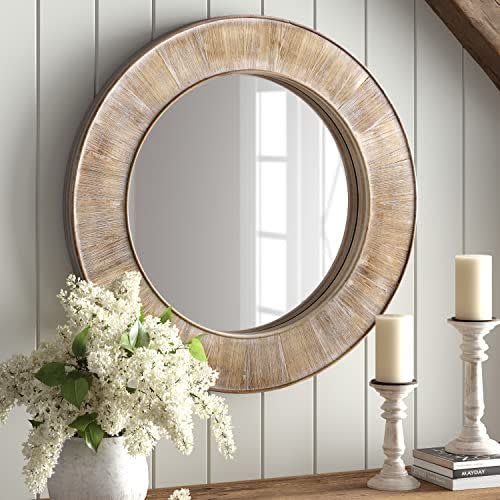 4) Barnyard Designs 31.5" Round Wall Mirror
