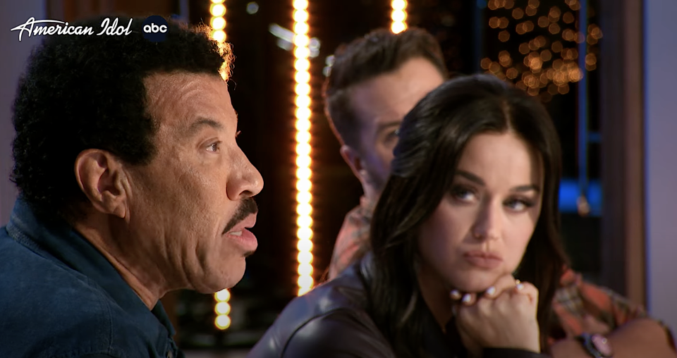 Lionel Richie reacts to Taylor Fagins's audition on 'American Idol.' (Photo: ABC)