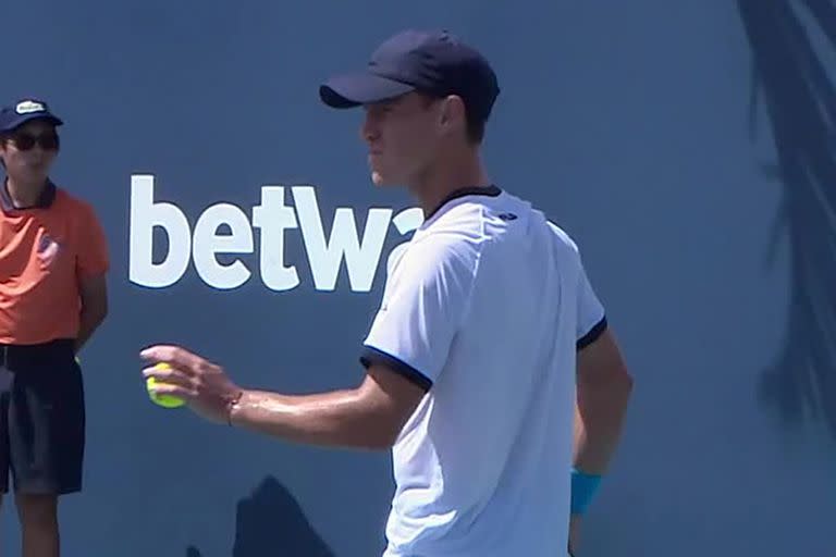 Diego Schwartzman tuvo un primer paso firme en el Masters 1000 de Miami