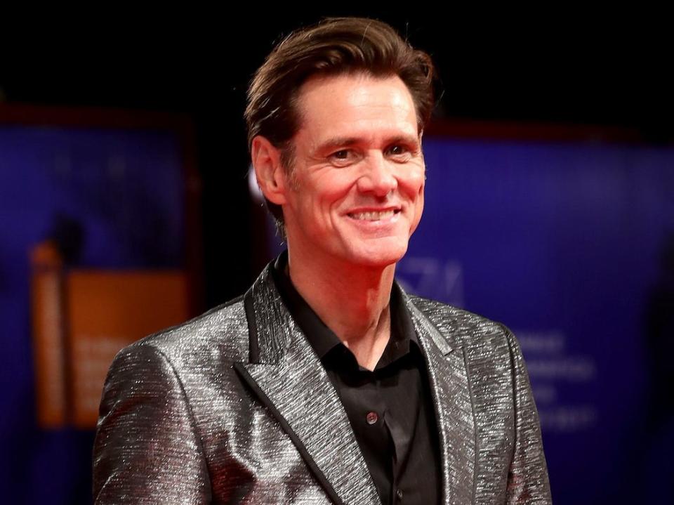 Jim Carrey attends the 2017 Venice Film Festival.