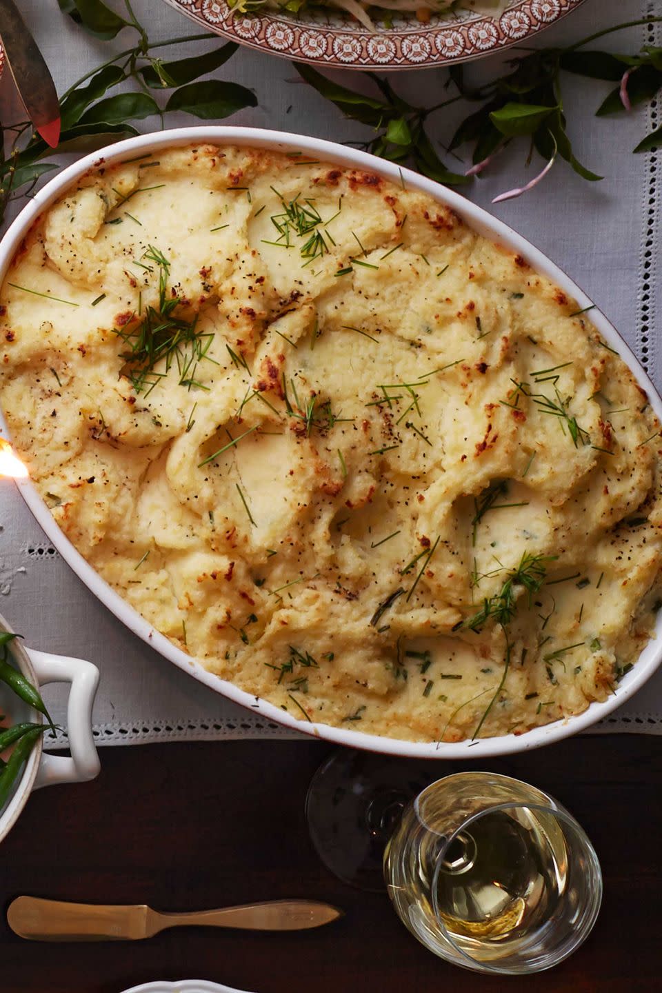 31) Buttermilk-Boursin Mashed Potatoes