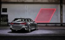 <p>Audi claims a luggage capacity of 20 cubic feet with the rear seats raised and 59 cubic feet with the rear seats folded.</p>