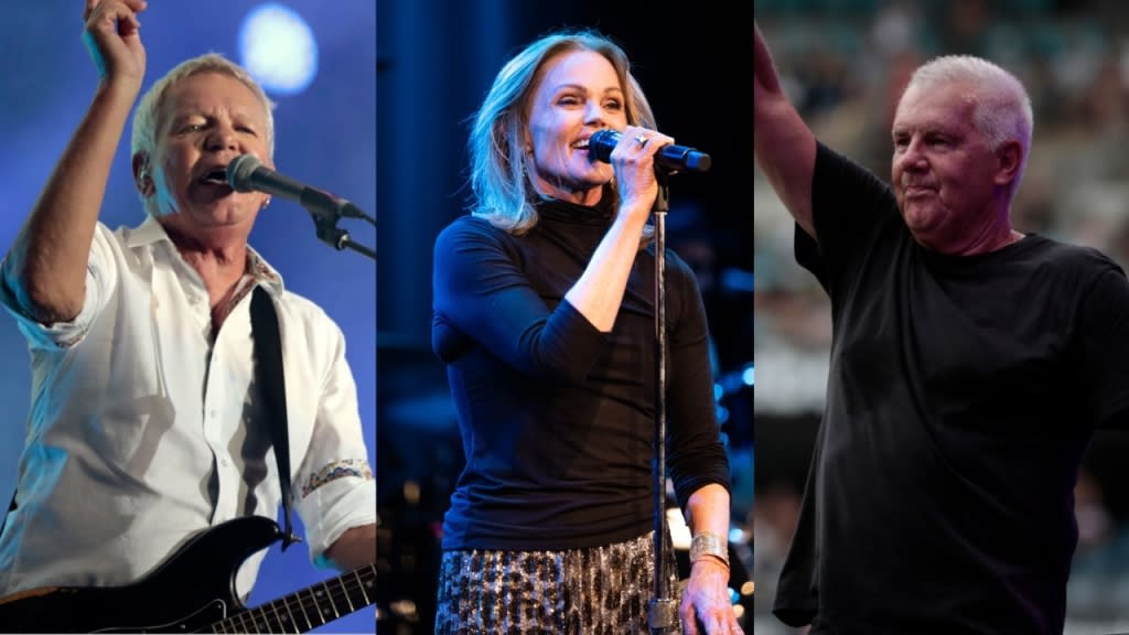 Icehouse's Iva Davies, Belinda Carlisle, Daryl Braithwate