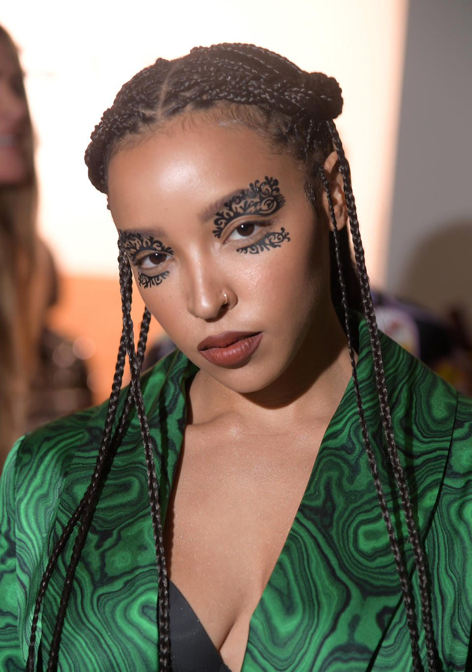 closeup of Tinashe