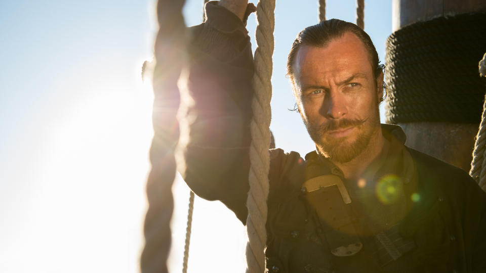 Black Sails' Toby Stephens playing Captain Flint