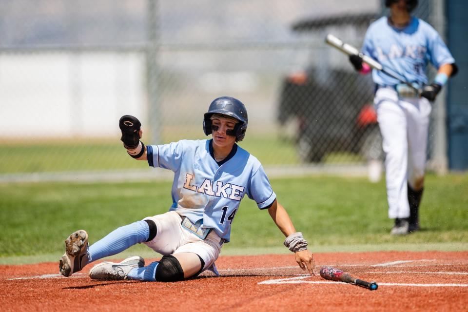 Westlake hosts Roy during the first round of the 6A boys baseball state playoffs at Westlake High School in Saratoga Springs on Monday, May 15, 2023. | Ryan Sun, Deseret News