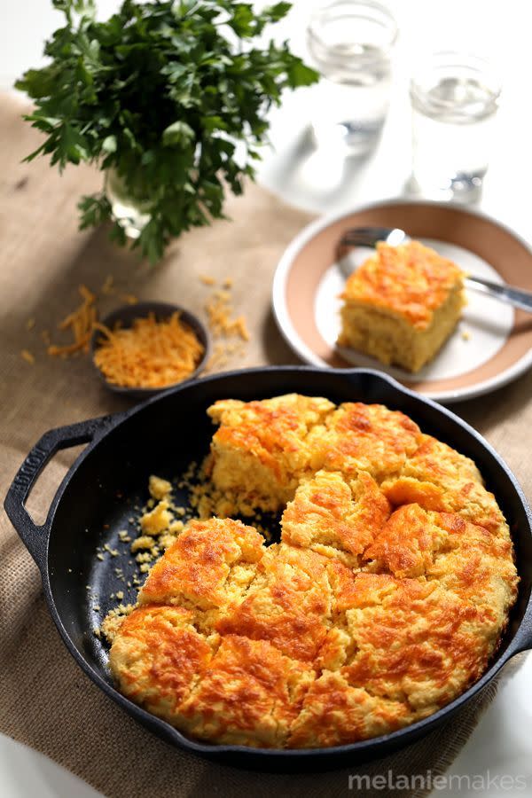 Cheddar and Cream Cheese Cornbread