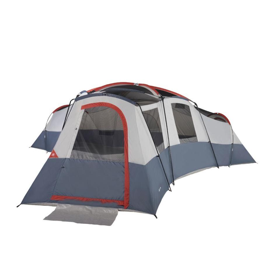 5) Ozark Trail 20-Person 4-Room Cabin Tent